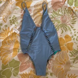 San Lorenzo Deep Plunge Reversible One Piece